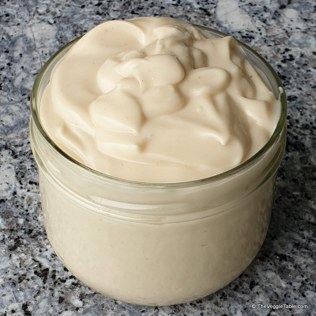 Aquafaba mayonnaise