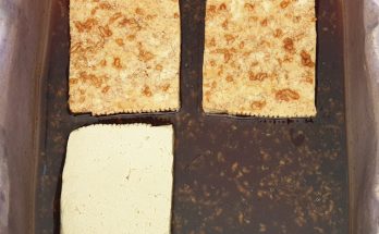 Marinating tofu