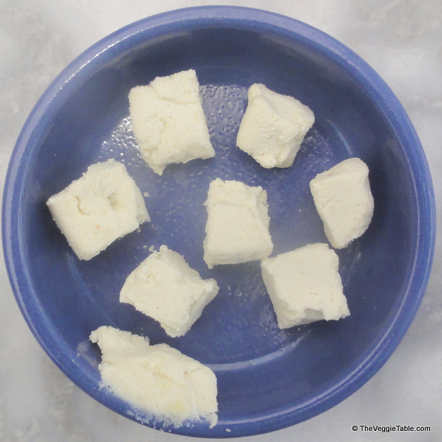 Vegan feta cheese