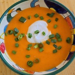 Vegan bell pepper soup