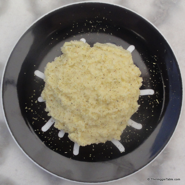 Cauliflower millet purée