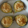 Stuffed round zucchini