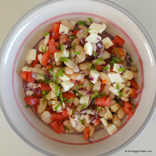 White bean salad